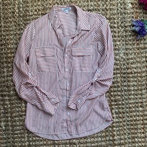 Express The Portofino Striped Shirt Size XS